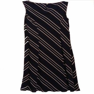 Ralph Lauren Sleeveless Dress Black and White Size 10